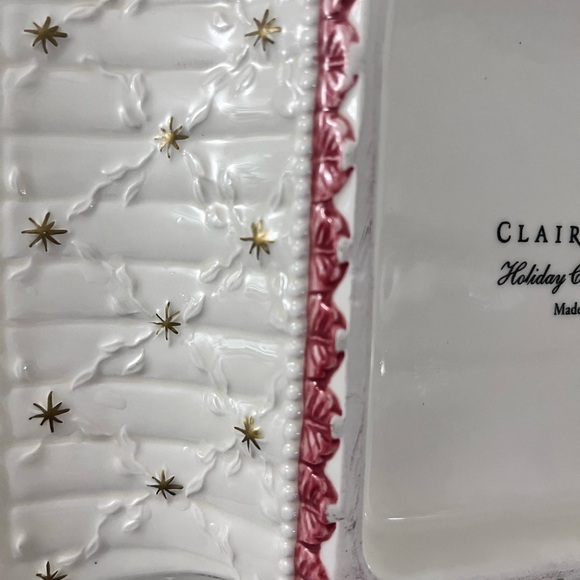 Vintage Claire Burke Holiday Collectibles 2001 Christmas Dish - Picture 8 of 9